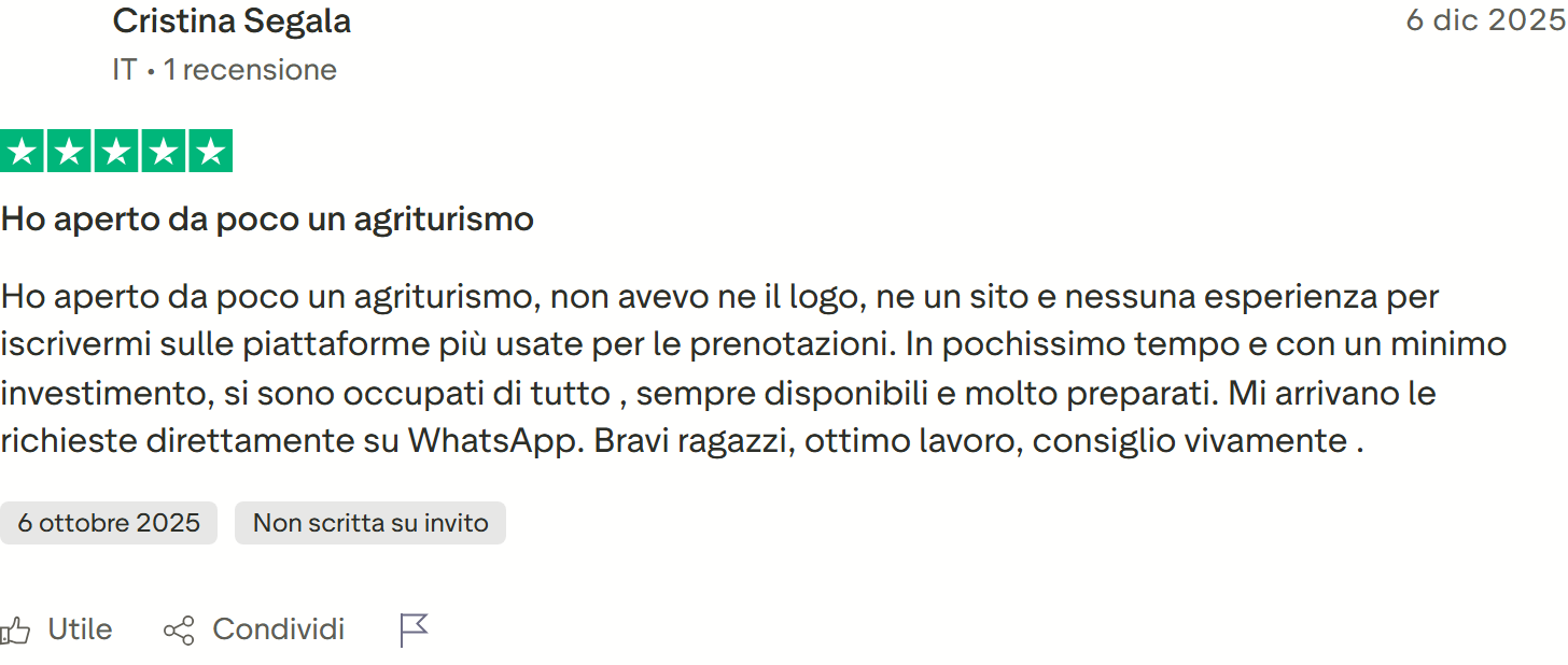 Recensione Trustpilot 5 stelle di Pierluigi Mich: si è sentito seguito in tutto, Valentina molto brava e paziente nelle pratiche